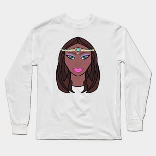 Boho Chic Girl Long Sleeve T-Shirt